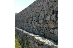 China Slope Reinforced Stone Cage Wire Mesh / Hot Dip Metal Cage Retaining Wall supplier