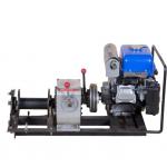 Yamaha Gasoline Engine Winch Hoist , 6 - 8KN 1 Ton Cable Winch for sale