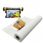 WallPaper Matte Adhesive Canvas Peel And Stick Printing Fabric For Wall Decoration 350gsm for sale