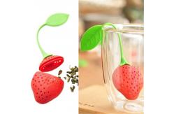 China Lightweight Silicone Tea Strainer Infuser Multicolor Harmless supplier