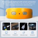 Dual Microphone Conference Speakerphones DC Power Source Black Yellow Sliver Wireless