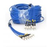 Blue  Fiber Optic Patch Cables 3.0mm 300M  Low Insertion Loss With Custom Length for sale