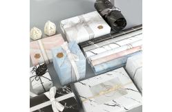 China Stripe Wave Point Pink 17gsm Recyclable Tissue Paper Customized Gift Wrapper supplier