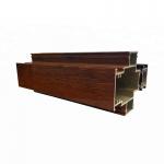 T5 Wood Finish Aluminium Profiles 7.2 Meters Length For Doors Frame for sale