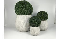 China Frost Resistant Fiber Clay Planter Waterproof And Fireproof supplier