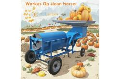 China 500Kg/H Pumpkin Extractor Melon Harvesting Machine Watermelon Seed Harvesters supplier