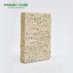 Painting Nature Design Texture Wood Wool Panel For Interior Wall Decoration Noise Reduction for sale