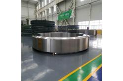 China 9M 200 T Rotary Kiln Tyre Plain Riding Ring Castings And Forgings supplier