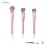 Synthetic Hair Plastic Handle 3pieces Eyeshadow Blending Brush for sale