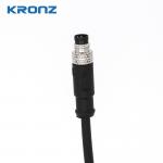 M8 Circular Connectors IEC 61076-2-104 With 15m PVC Cable Waterproof IP67 Male Connector for sale