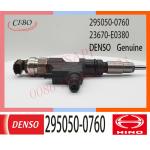 295050-0760 DENSO Diesel Engine Fuel Injector 295050-0760 For HINO N04C 23670-E0380 23670-E0250 23670-E9260 for sale