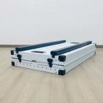 Portable White Aluminum Collapsible Single Dog Crate Box Folding Pet Carrier