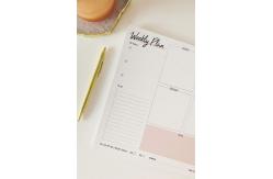China 50 Sheets Tear Off Magnetic Fridge Notepads Meal Weekly Planner Memo supplier