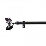 Durable Hardware Iron Curtain Rod Set Simple Style Curtain Pole Home Decor Curtain Rods for sale