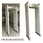 33 Detection Zones Full Body Metal Detectors , Turnstile Barrier Gate With LED Screen for sale