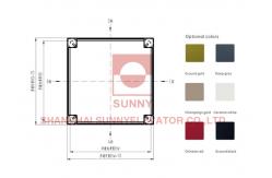 China Elevator Aluminium Alloy Shaft Frame With High Strength High Quality supplier
