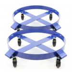 1000LB Stainless Steel Drum Dolly Blue 30 Gallon Drum Dolly 1000 Pound Capacity for sale