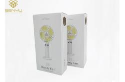 China Small Electrical Fan Customized Carton Package Box / Handy Fan Package Box supplier