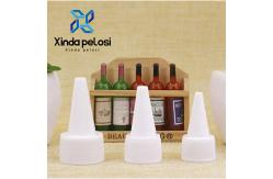 China Custom Long Nozzle Spout Cap Plastic Twist Cap Top Twisted Cap supplier