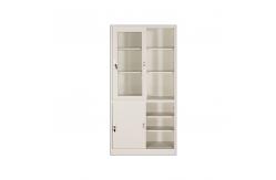 China KD Structure Glass Door Filing Cabinet KD Structure 50KG Weight supplier