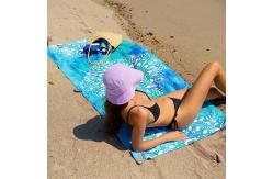 China High Durability Custom Beach Towel Lightweight And Fashionable Design supplier