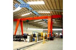 China 10 Tons Electric Mobile Gantry Crane Warehouse For Lifting Truck Boxes supplier