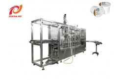 China SKP-4 4Lanes Plastic Cup Filling And Sealing Machine supplier