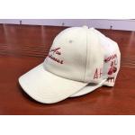 100% Cotton Wool Velvet Style 6 Panel Hats White Sunday Metal Buckle Baseball Caps for sale