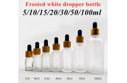 China Skincare 2 Oz Frosted Dropper Bottles Clear Empty Dropper Bottles supplier