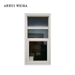 White UPVC PVC Single Hung Window Lower Panels Slides Vertically