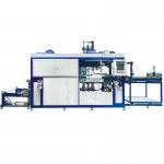 Lunch Box  Vacuum Forming Machine 100m3/h Flow Rate 0-300℃ Temperature 1220*710mm Max Forming Area for sale