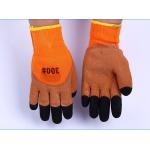 24cm Finger Strengthen Foam Latex Coated Work Gloves for sale