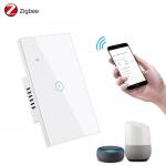 600W Zigbee Wall Switch No Neutral 60HZ 3 Gang Smart Light Switch for sale