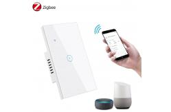 China 600W Zigbee Wall Switch No Neutral 60HZ 3 Gang Smart Light Switch supplier
