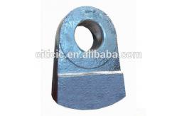 China High manganese plate hammer for hammer crusher Used of the construction industry supplier