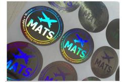 China 3D Round Hologram Stickers / Anti Counterfeit Sticker With Running Numbers supplier