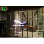 1000 Hours Average No Failure Transparent LED Screen with Driving Method and 6.2kg Cabinet Weight for sale