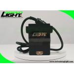 Safety Miner Cap Lamp 13.6Ah Panasonic Rechargeable Battery 4.07W 1100mA 530LUM