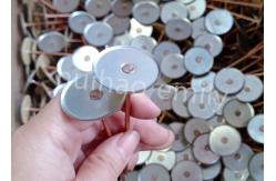 China 38mm Copper Coated Cup Head Stud Weld Pins For Insulation Ductwork supplier