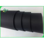 Shiny Black Paper / 1mm Black Cardboard Paper Sheet For Packaging