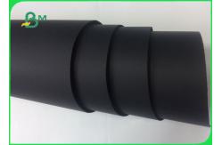 China Shiny Black Paper / 1mm Black Cardboard Paper Sheet For Packaging supplier