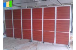 China Office Room Division Folding Partition Walls With Wheels For Hotel Space Dividing supplier