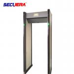 Arched Body Scanner Metal Detector Gate 33 Zone Security Equipment Sound / Light Alarm for sale