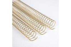 China A4 A5 Notebook Coil Ring Binder , 1/2'' Aluminium Spiral Spine Binding supplier