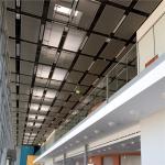 Metal Suspended Aluminum Expanded Mesh Ceiling Panel For Interior Decor for sale