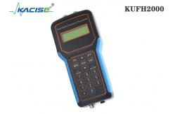 China KUFH2000B Handheld Ultrasonic Flow Meter / Transducer With SD Card Function supplier