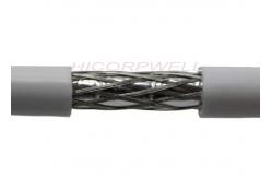 China RoHS Approved White RG6 Coaxial Cable For Video Applications supplier
