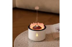 China HOMEFISH Ultrasonic Aroma Humidifier Volcano Oil Diffuser 360ML USB Installation supplier