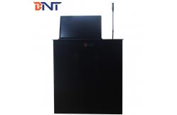 China Slim Conference Tabletop LCD / LED Monitor Motorized Lift With Microphone supplier