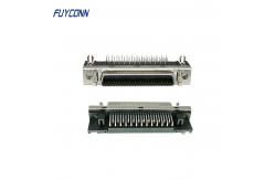 China 1.27mm Right Angle PCB SCSI Connector, 50Pin Female Servo Connector supplier